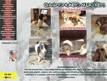 Tablet Screenshot of dachshunds-n-doxies.com